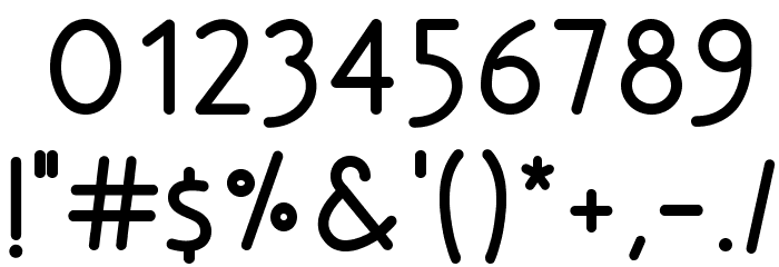 DesignioMedium Font OTHER CHARS