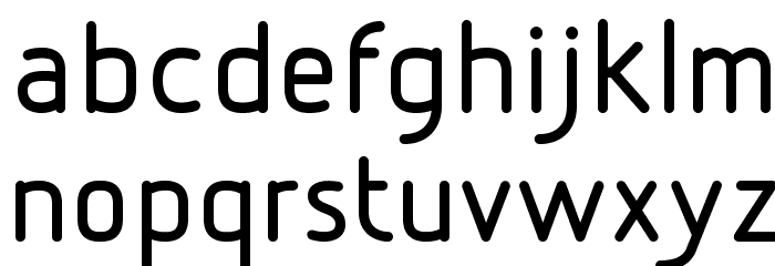 DesignioMedium Font LOWERCASE