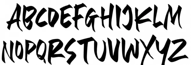 DesignorsDEMO フォント 大文字