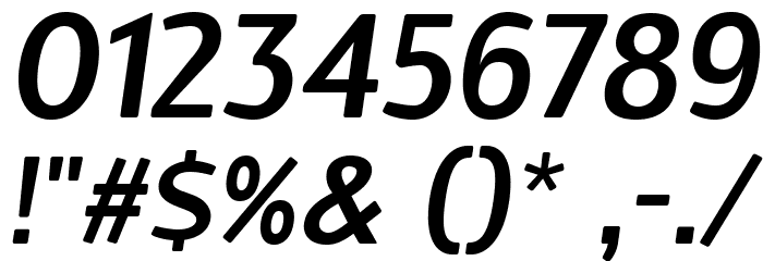 Designosaur-Italic フォント その他の文字