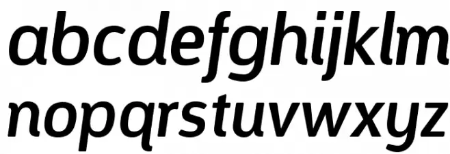 Designosaur-Italic फ़ॉन्ट लोअरकेस