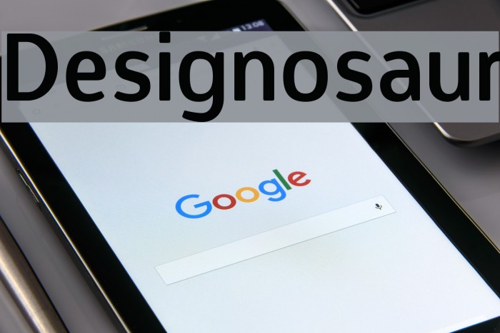 Designosaur Font examples