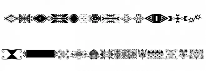 Designs Galore 4 Fuentes MAYÚSCULAS