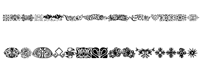 Designs Galore 4 Font LOWERCASE