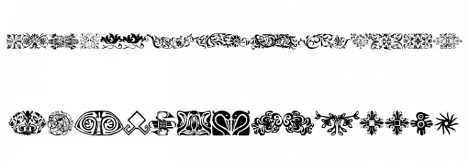Designs Galore 4 Fuentes MINÚSCULAS