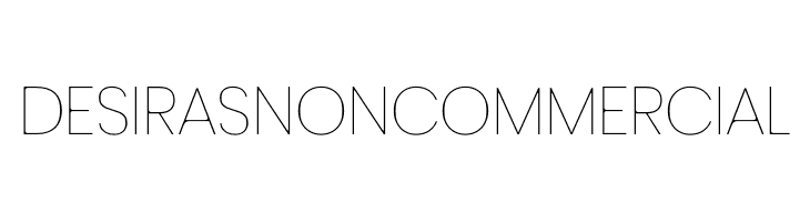 DesirasNonCommercial  font caratteri gratis