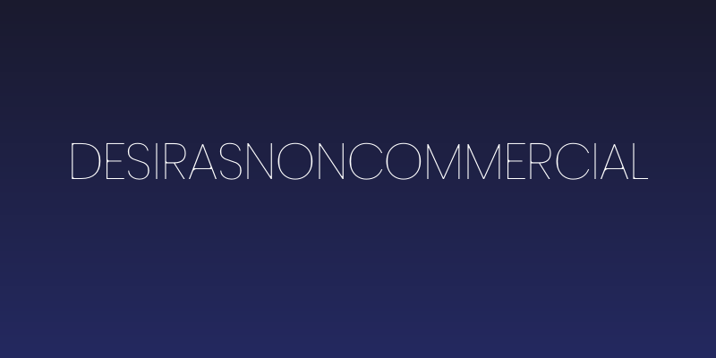 DesirasNonCommercial Social Header