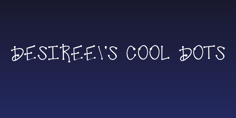 Desiree's Cool Dots Social Header