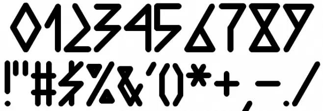 Desk Graffiti Font OTHER CHARS