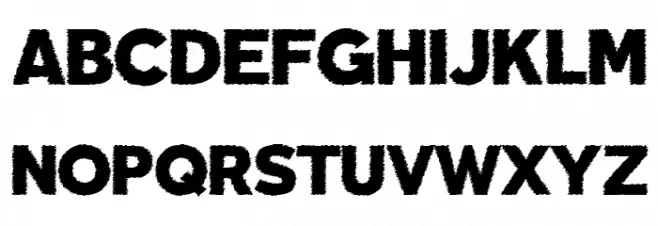 Deslucida FFP Caratteri MAIUSCOLE