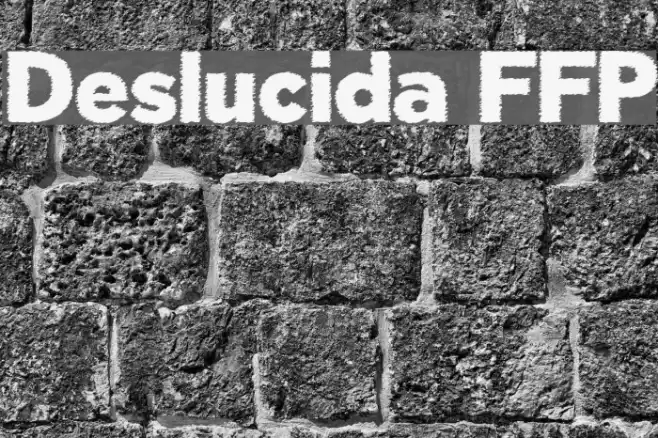 Deslucida FFP Font examples