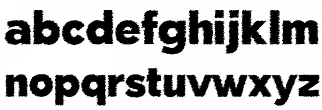 Deslucida FFP Caratteri MINUSCOLO