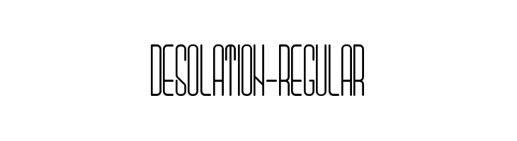 Desolation-Regular  Free Fonts Download