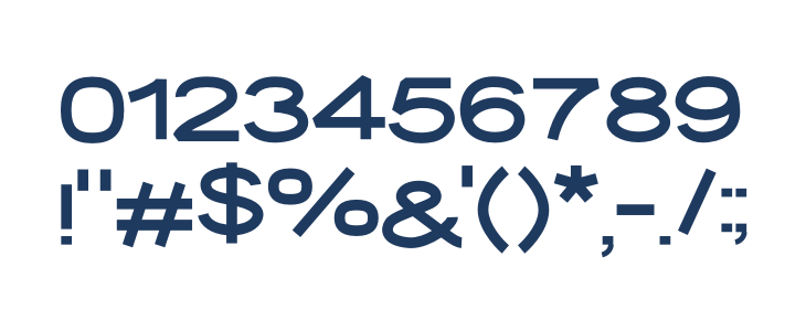 Desolator Bold Other Characters