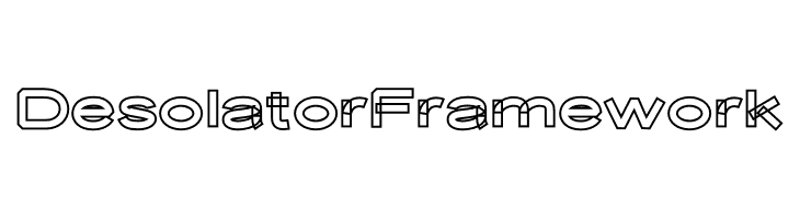Desolator Framework  Descarca Fonturi Gratis