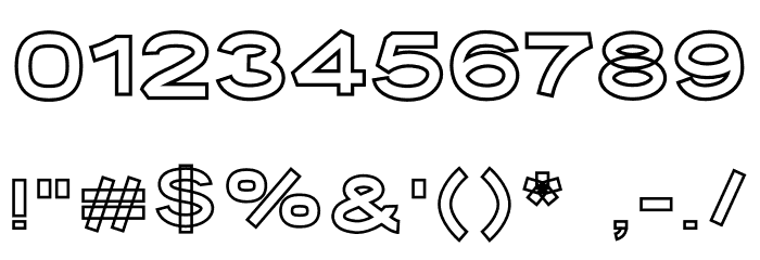 Desolator Framework Font OTHER CHARS