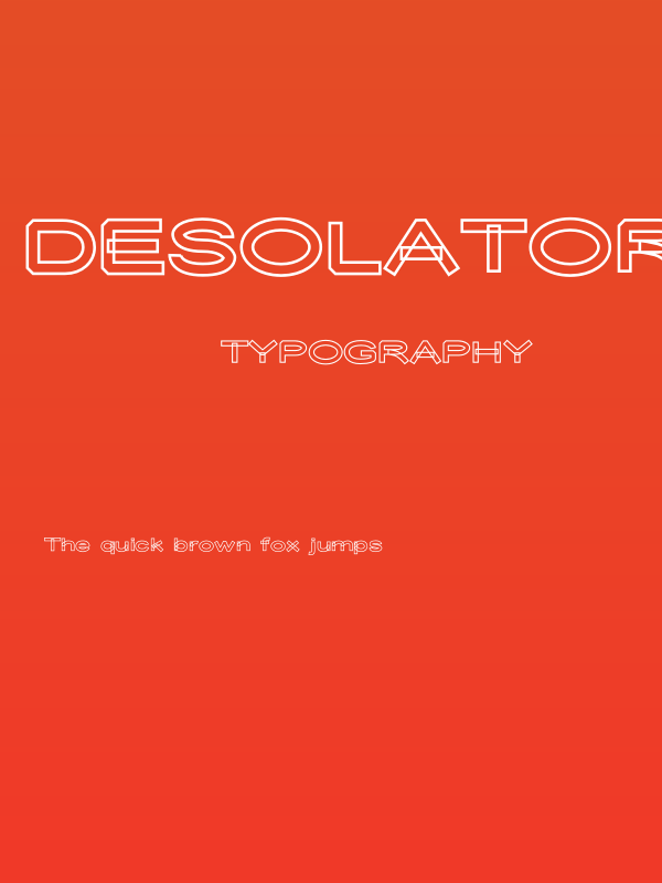Desolator Framework Poster
