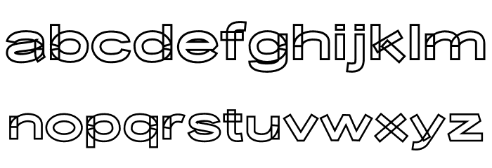 Desolator Framework Font LOWERCASE