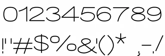 Desolator Light Font OTHER CHARS