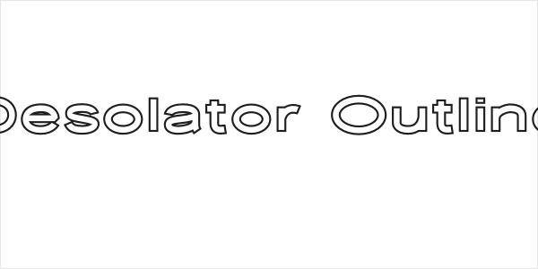 Desolator Outline Logo