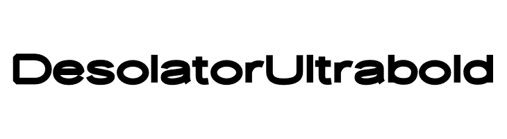 Desolator Ultrabold  नि: शुल्क फ़ॉन्ट्स डाउनलोड