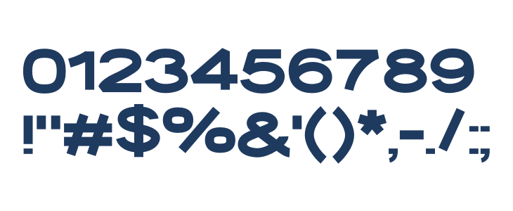Desolator Ultrabold Other Characters