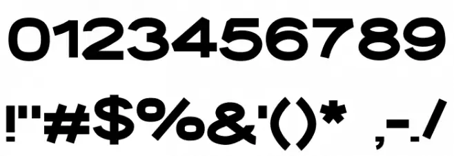 Desolator Ultrabold Font OTHER CHARS