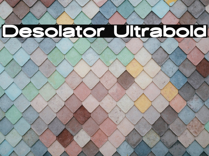 Desolator Ultrabold Example 2