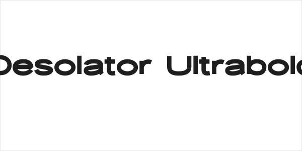 Desolator Ultrabold Logo