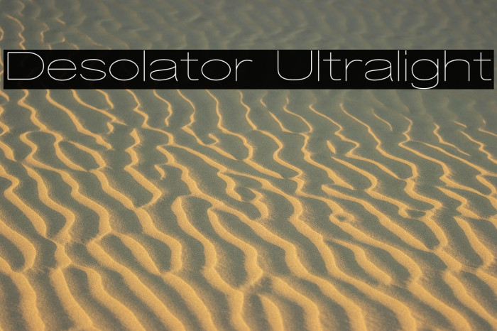 Desolator Ultralight Example 2