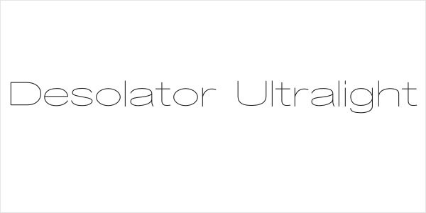 Desolator Ultralight Logo