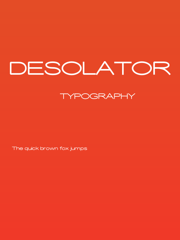 Desolator Poster