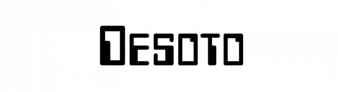 Desoto  Frei Schriftart Herunterladen