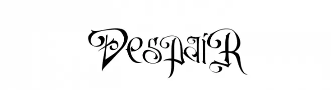 DespaiR  Frei Schriftart Herunterladen