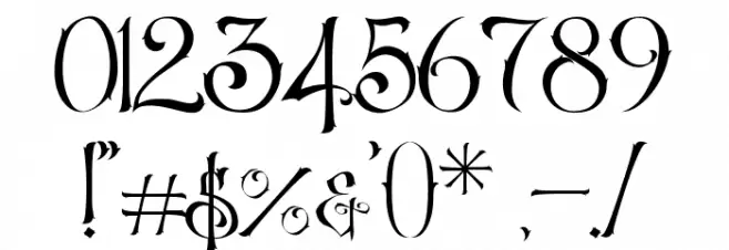 DespaiR Font OTHER CHARS