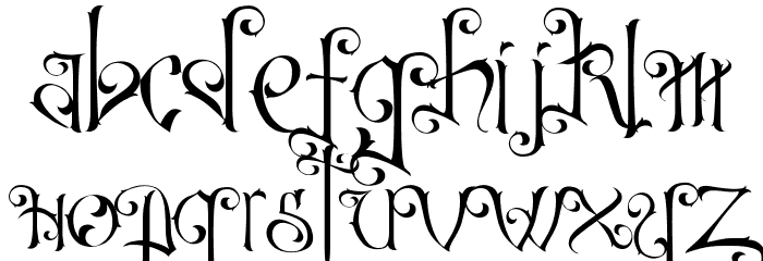DespaiR Font LOWERCASE