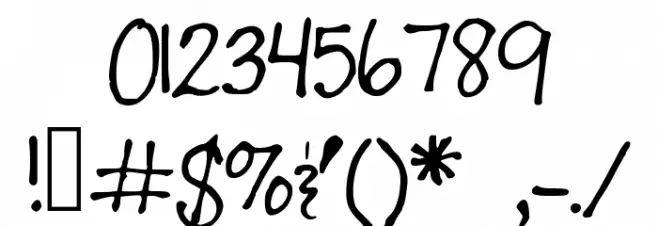 DespainGang_Karmelle_37 Font OTHER CHARS