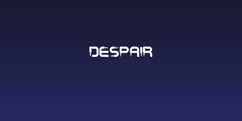 Despair Social Header