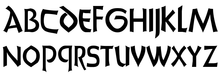 Desperado 1 Font LOWERCASE