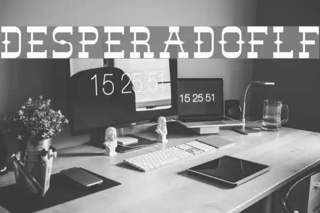 DesperadoFLF Font examples