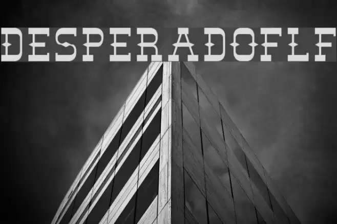 DesperadoFLF Font examples