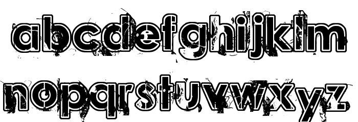 Desperado! Font LOWERCASE