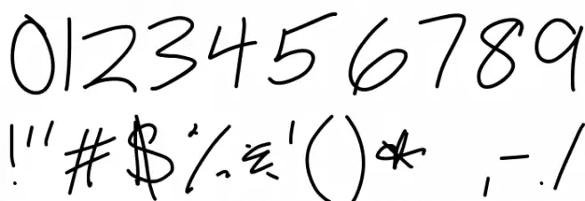 Desperate For You Font OTHER CHARS