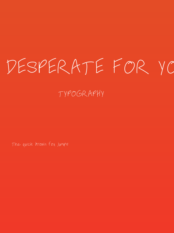 Desperate For You Poster