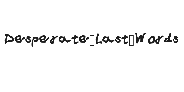 Desperate_Last_Words Logo