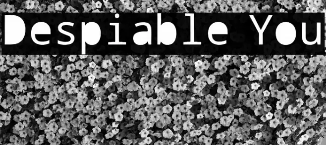 Despicable You Font examples