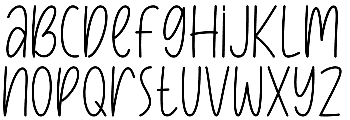 Dessert Sugar Regular Font LOWERCASE