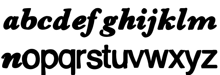 Dessin123 Font LOWERCASE