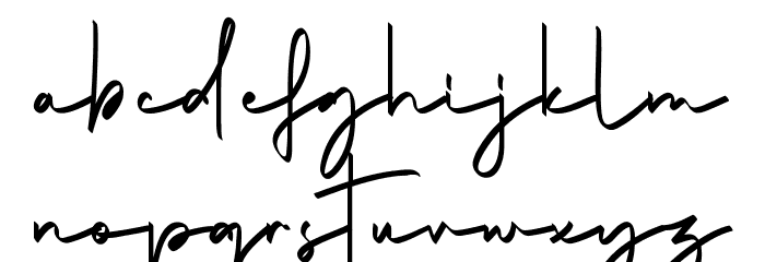 Dessthia Font LOWERCASE