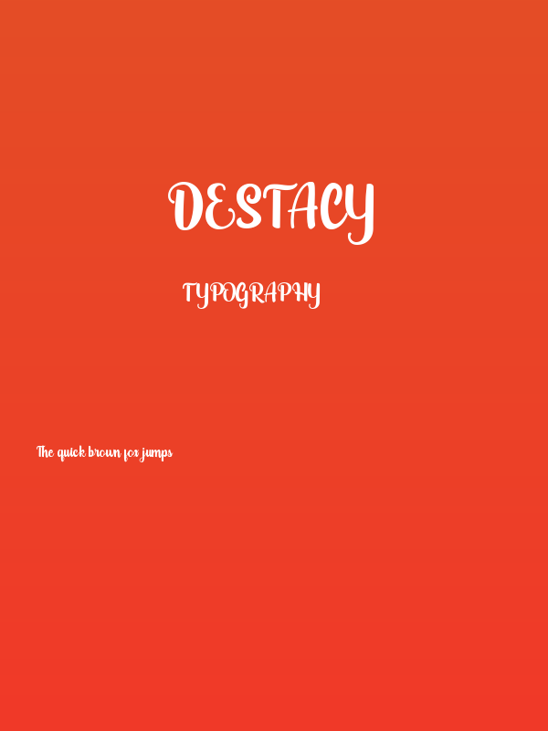 Destacy Poster